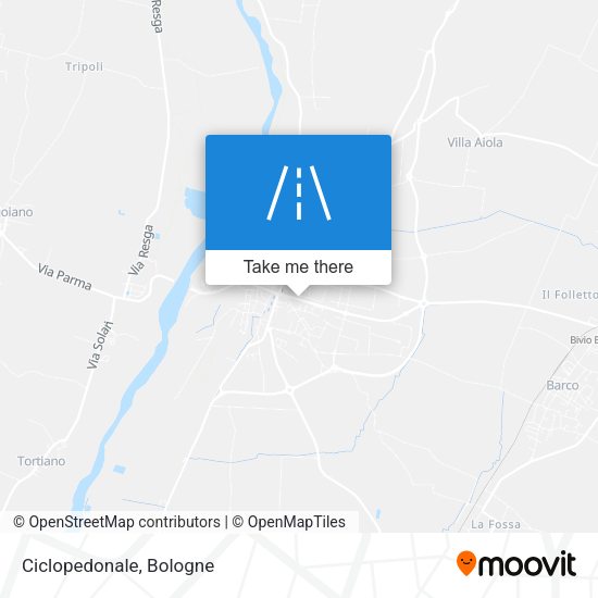 Ciclopedonale map
