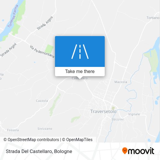 Strada Del Castellaro map