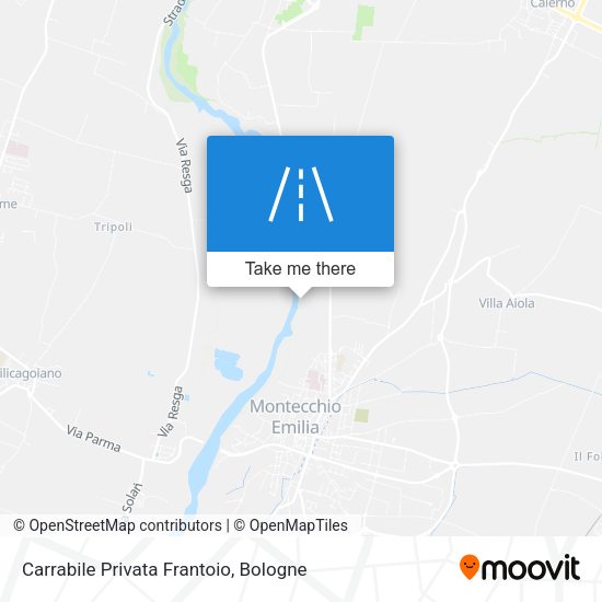 Carrabile Privata Frantoio map