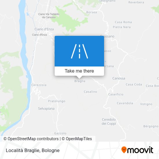 Località Braglie map