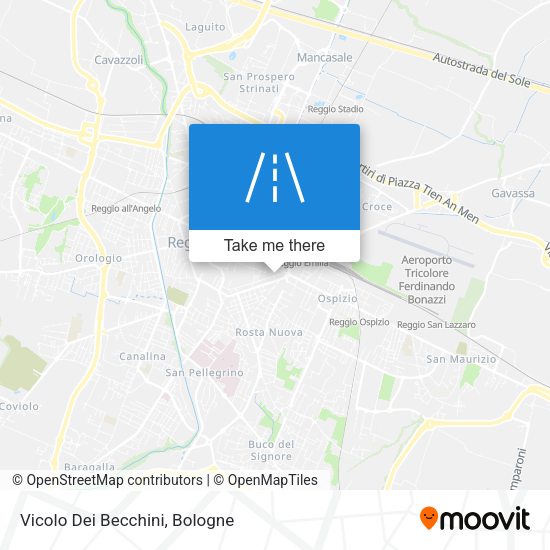 Vicolo Dei Becchini map