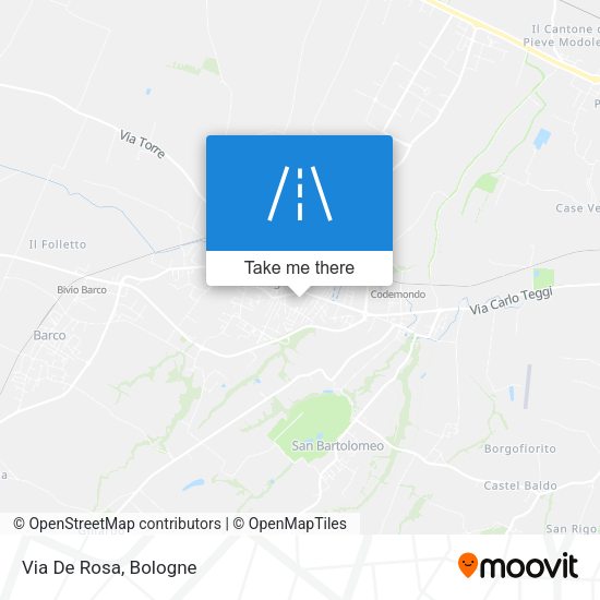 Via De Rosa map