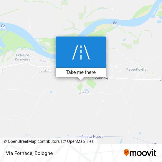 Via Fornace map