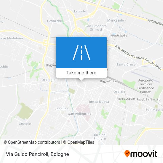 Via Guido Panciroli map