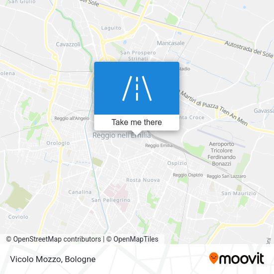 Vicolo Mozzo map