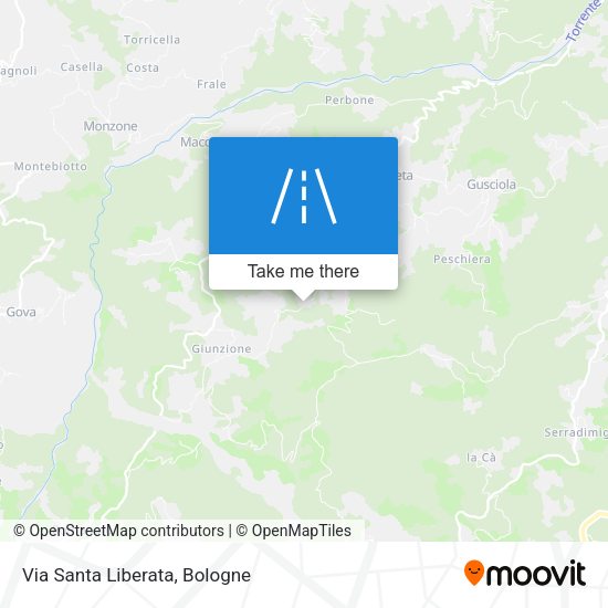 Via Santa Liberata map