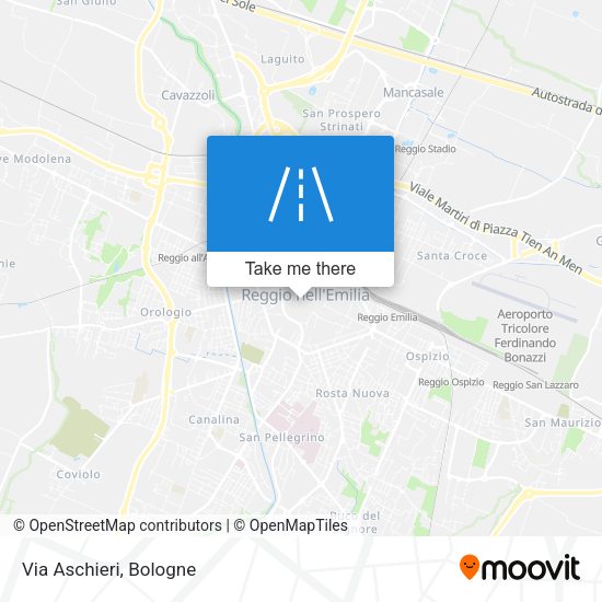 Via Aschieri map
