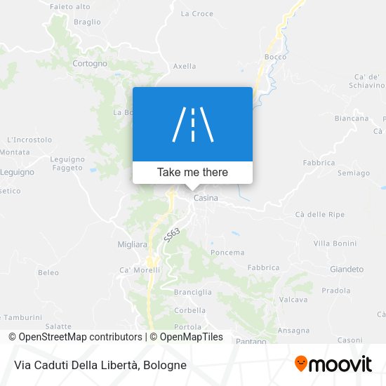 Via Caduti Della Libertà map