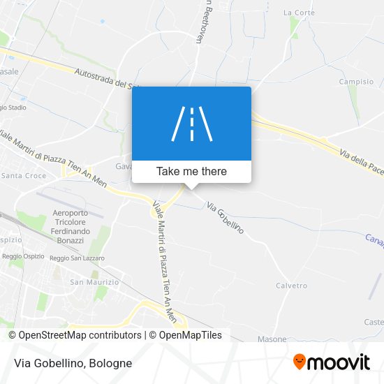Via Gobellino map