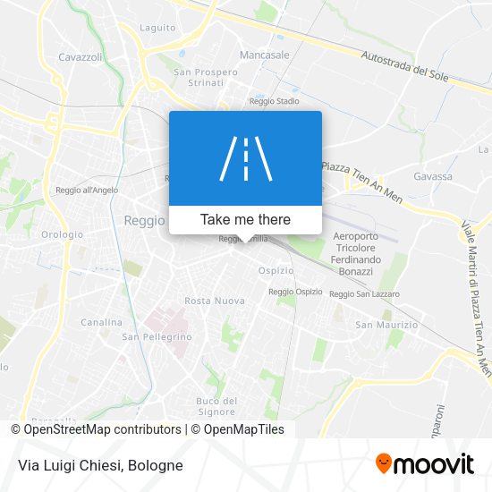 Via Luigi Chiesi map