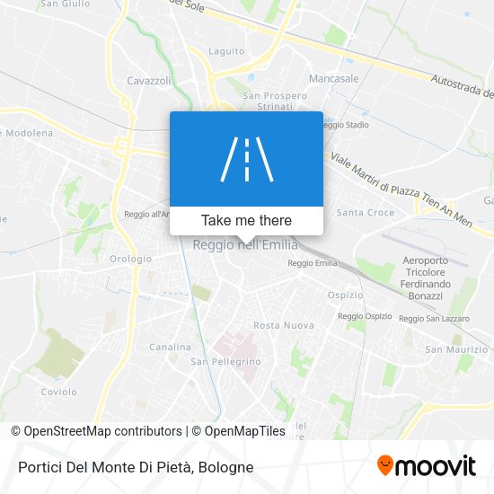 Portici Del Monte Di Pietà map