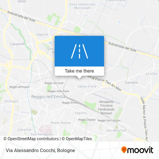 Via Alessandro Cocchi map