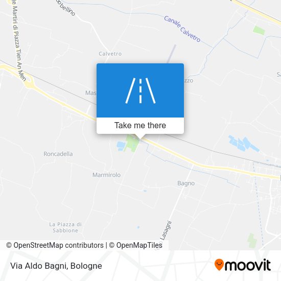 Via Aldo Bagni map