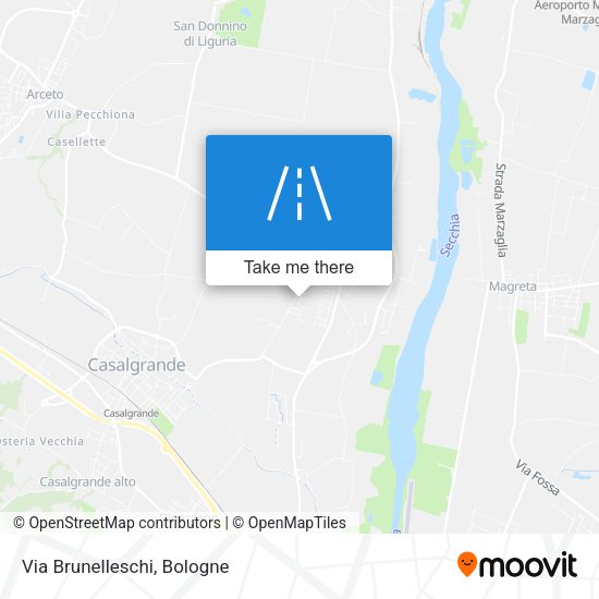 Via Brunelleschi map