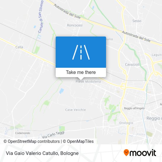 Via Gaio Valerio Catullo map