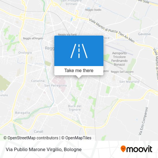 Via Publio Marone Virgilio map