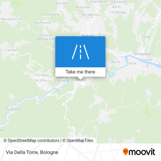 Via Della Torre map