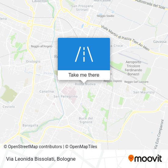 Via Leonida Bissolati map