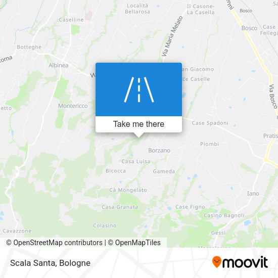 Scala Santa map