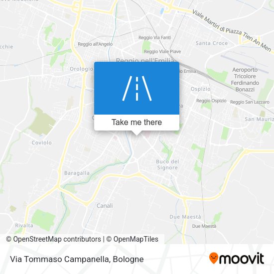 Via Tommaso Campanella map