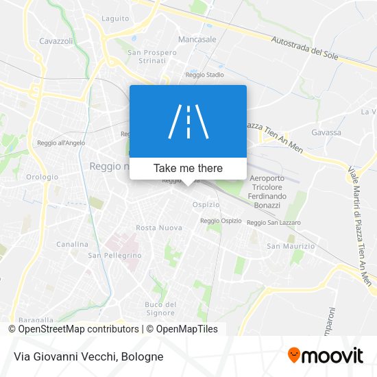 Via Giovanni Vecchi map