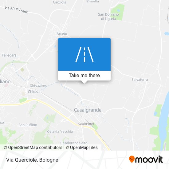Via Querciole map