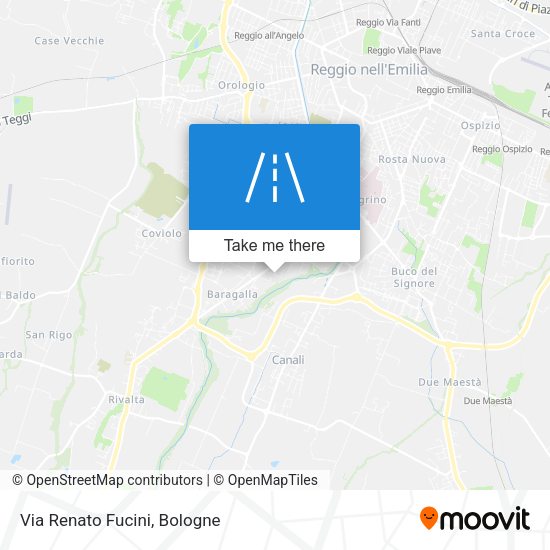 Via Renato Fucini map