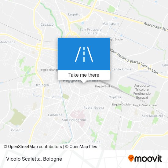 Vicolo Scaletta map