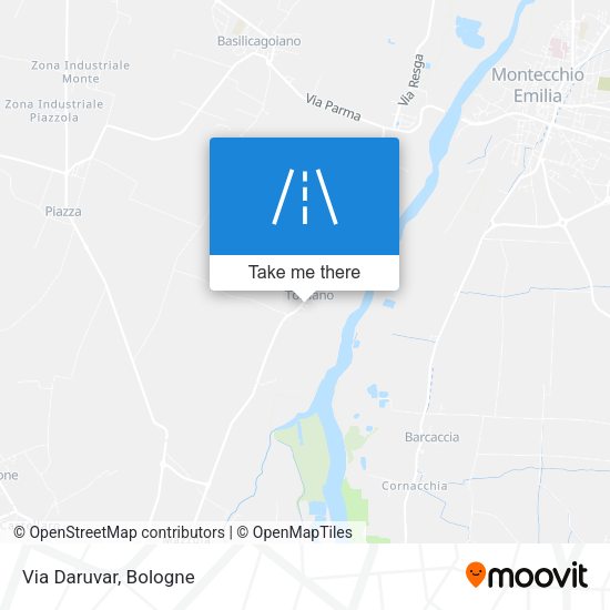 Via Daruvar map