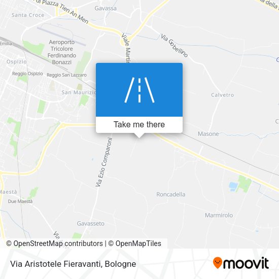 Via Aristotele Fieravanti map