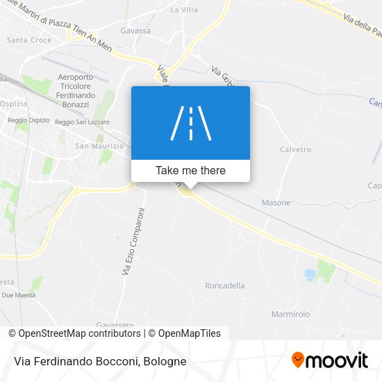 Via Ferdinando Bocconi map