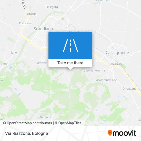 Via Riazzone map