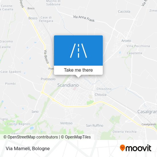 Via Mameli map