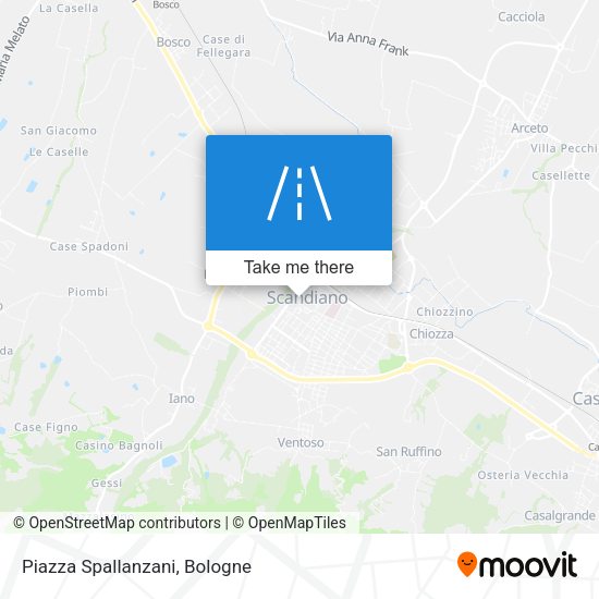 Piazza Spallanzani map