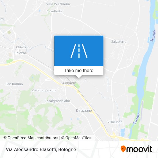 Via Alessandro Blasetti map