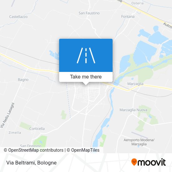 Via Beltrami map