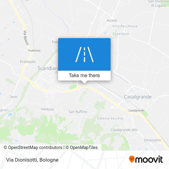 Via Dionisotti map