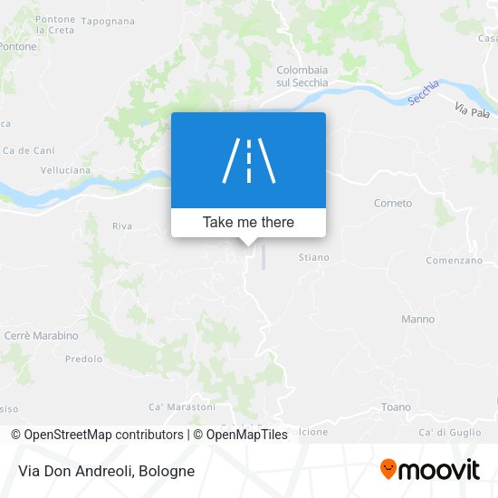 Via Don Andreoli map