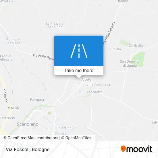 Via Fossoli map