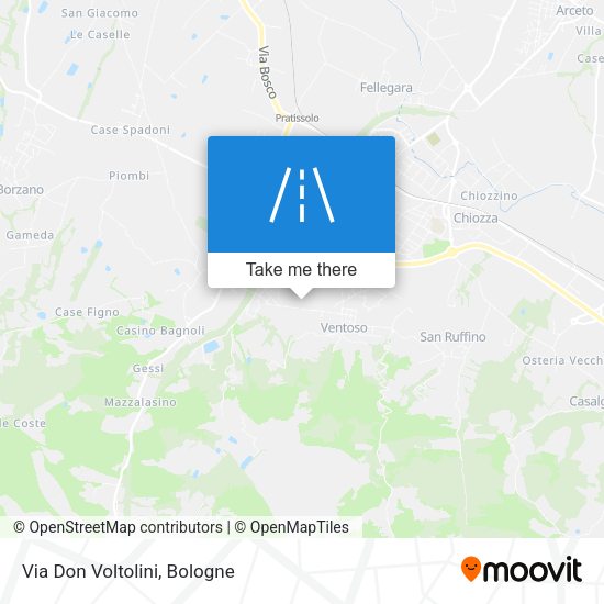 Via Don Voltolini map