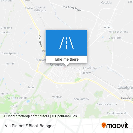 Via Pistoni E Blosi map