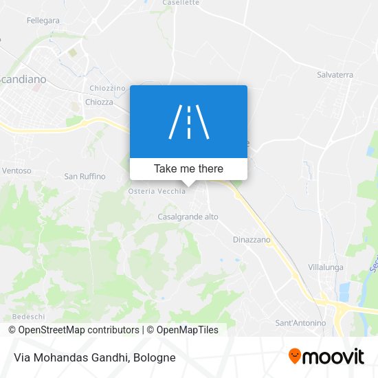 Via Mohandas Gandhi map
