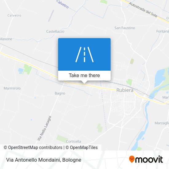 Via Antonello Mondaini map
