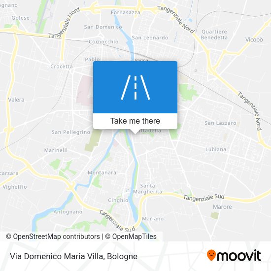 Via Domenico Maria Villa map