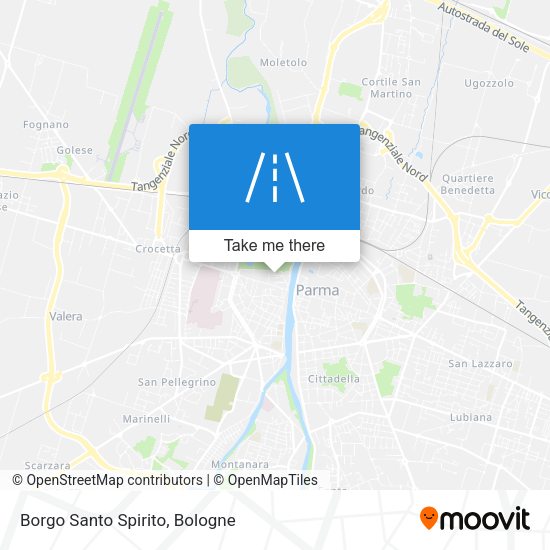 Borgo Santo Spirito map