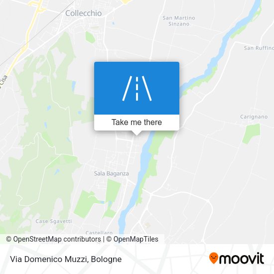 Via Domenico Muzzi map