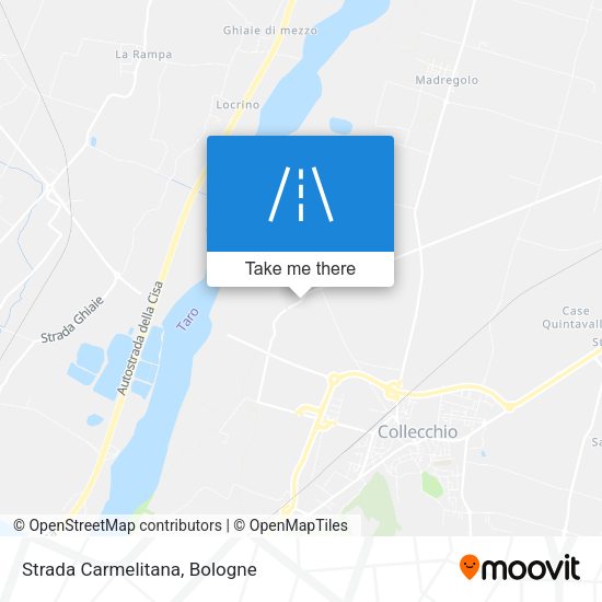 Strada Carmelitana map