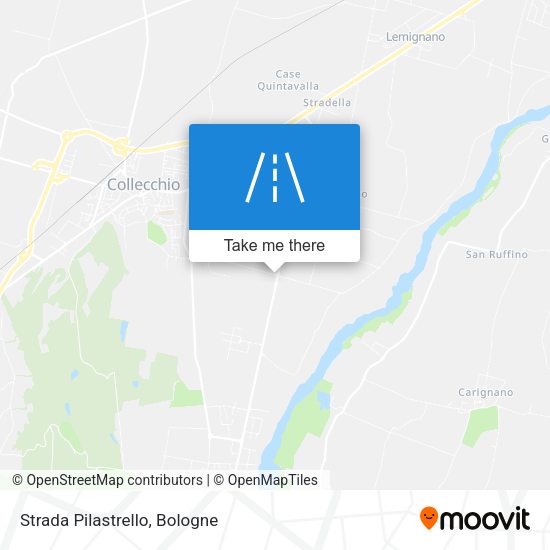 Strada Pilastrello map