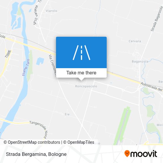 Strada Bergamina map