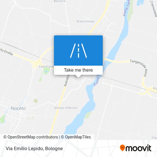 Via Emilio Lepido map